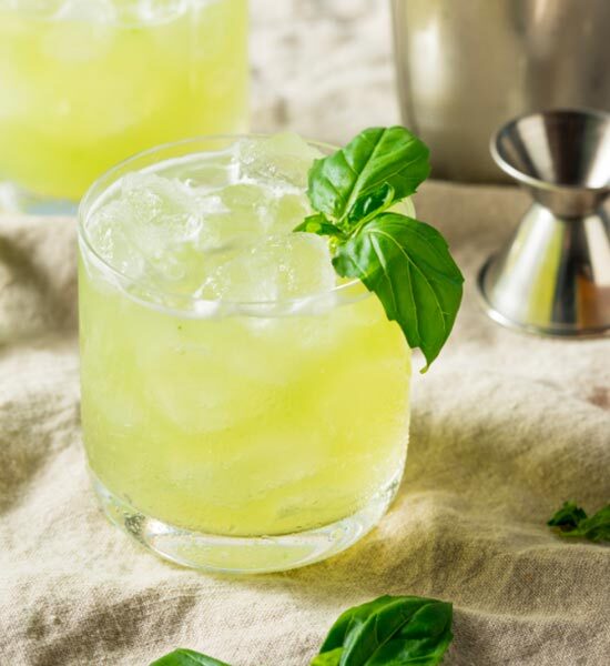 Gin Basil Smash  - Cocktail card