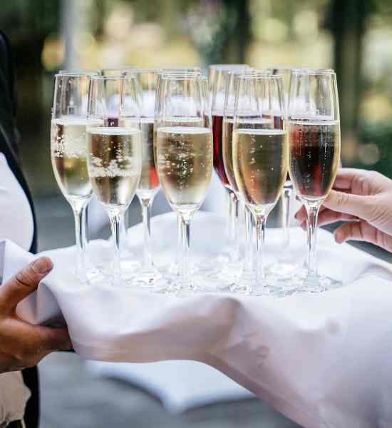 Book a Möet and Chandon bar for receptions and events.